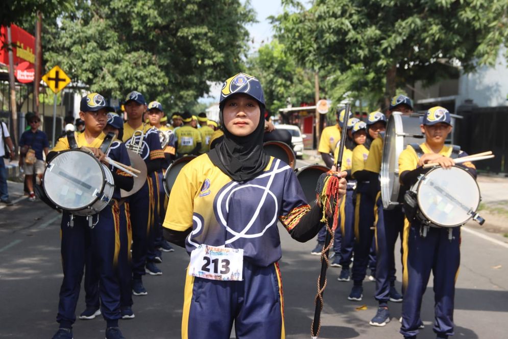 Kontingen PDBI Lampung berhasil meraih medali emas pertama pada cabang Lomba Ketahanan dan Ketepatan Berbaris.