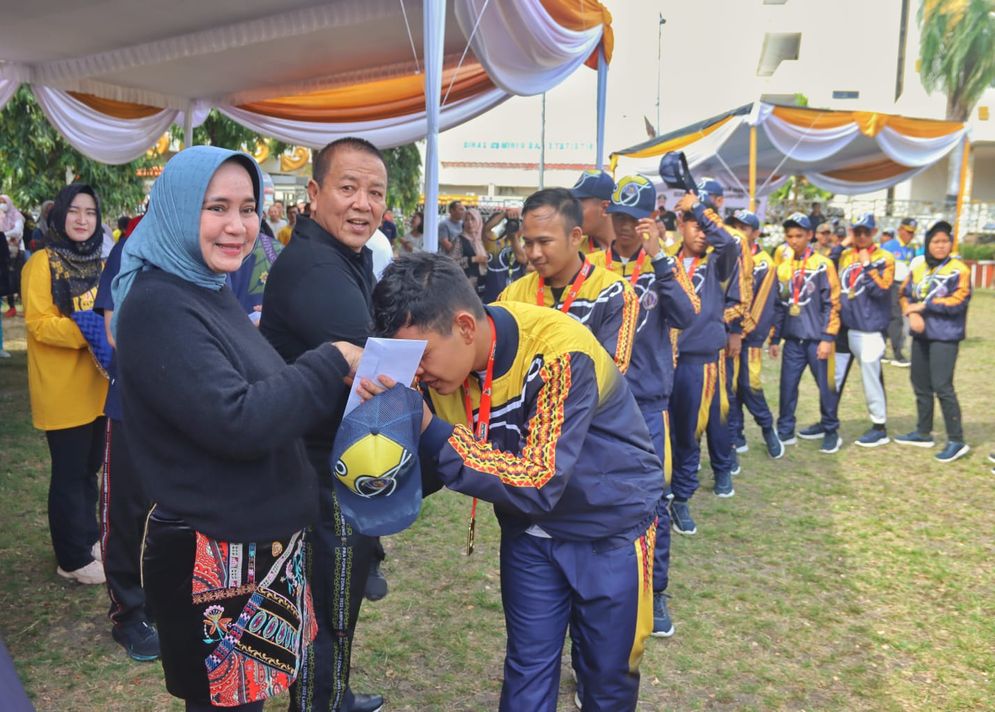Kontingen PDBI Lampung berhasil meraih medali emas pada cabang Lomba Ketahanan dan Ketepatan Berbaris (LKKB) 8 Km campuran sehingga menempatkan Provinsi Lampung dalam 5 Besar Nasional. 