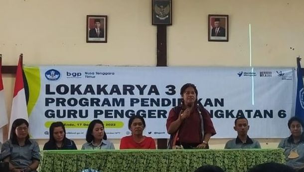Kadis Pendidikan dan Kebudayaan Kabupaten Ende, Matildis Mensi Tiwe: Guru Penggerak Jangan Takut Berubah 