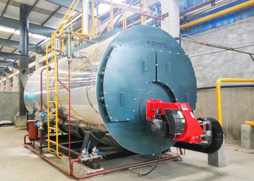 Fire Tube Steam Boiler Bahan Bakar Gas. 