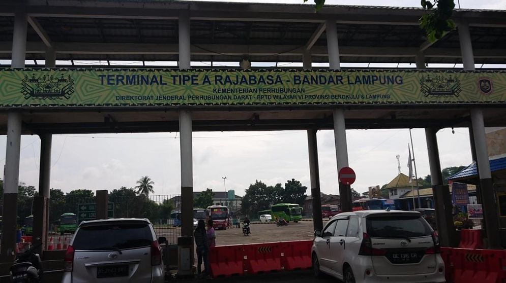 Ilustrasi Terminal Rajabasa Bandar Lampung.