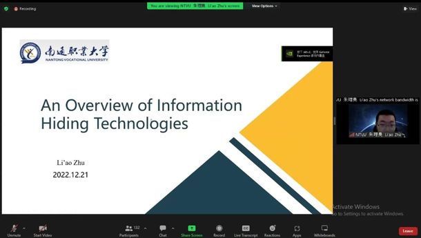 Mahasiswa IIB Darmajaya Belajar Budaya China dan Hiding Technologies dengan Dosen NTVU