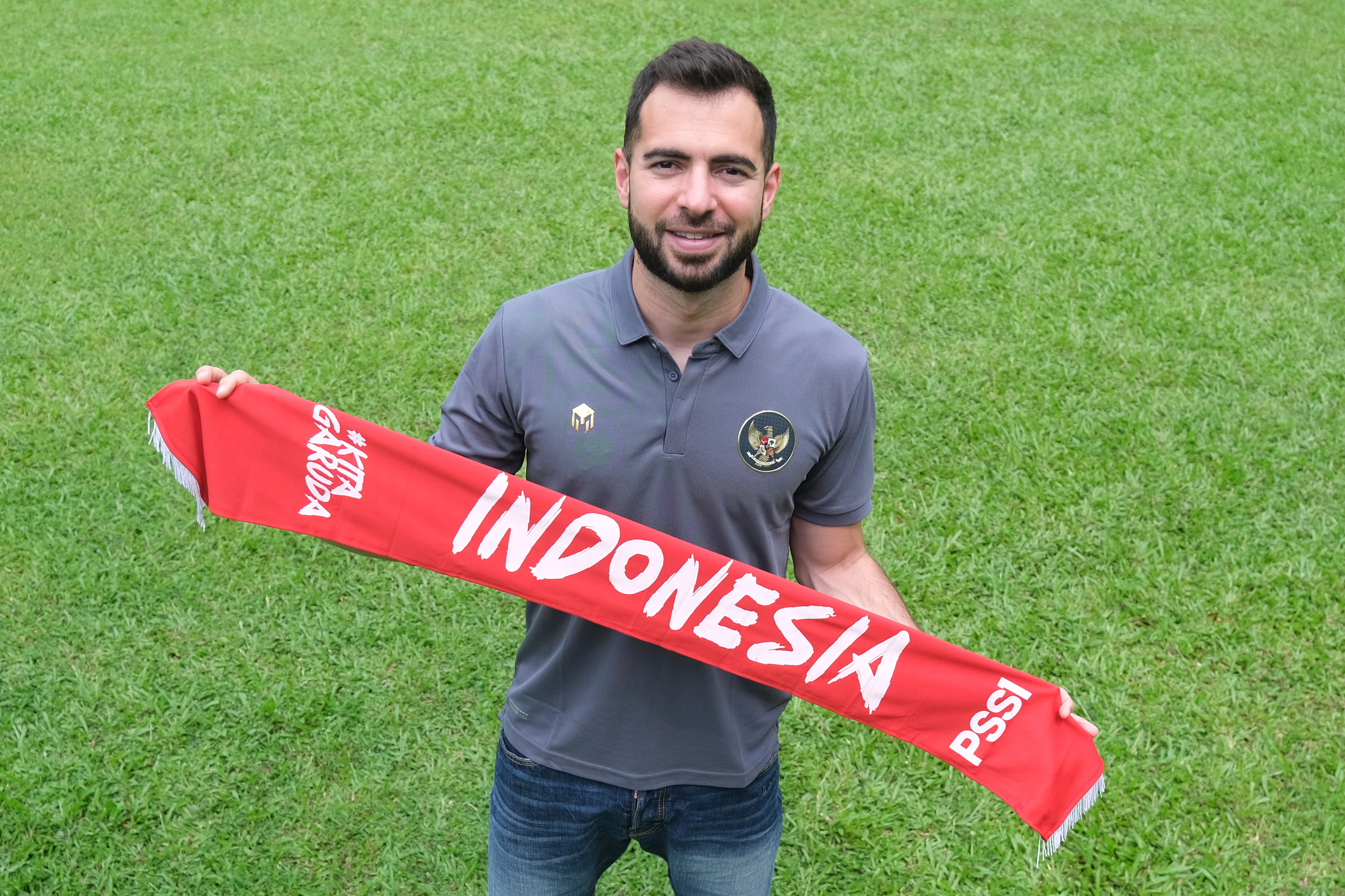 Pemain Naturalisasi Jordi Amat menjalani debut menjanjikan saat bermain bersama Timnas Indonesia kontra Kamboja. (Foto : PSSI)