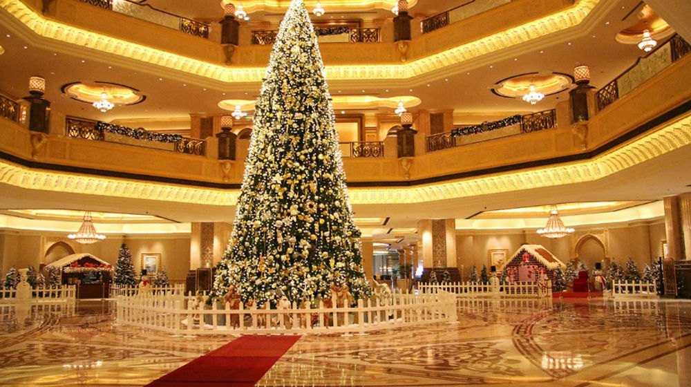 The Emirates Palace Hotel Decorated Christmas Tree.png