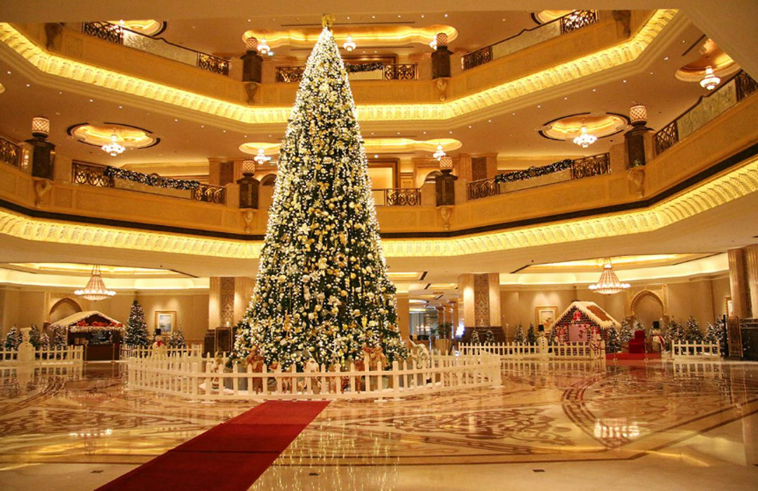 The Emirates Palace Hotel Decorated Christmas Tree.png