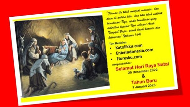 Salam Damai Natal 2022 & Bahagia Tahun Baru 2023