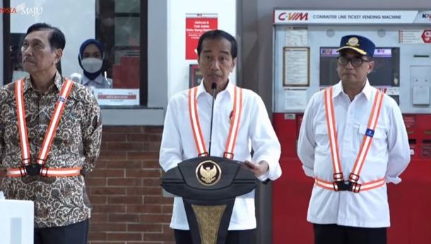 Presiden Jokowi Resmikan Stasiun Manggarai Tahap I