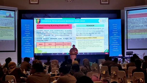 Gubernur Arinal  Paparkan Capaian Pembangunan Lampung Tahun 2022