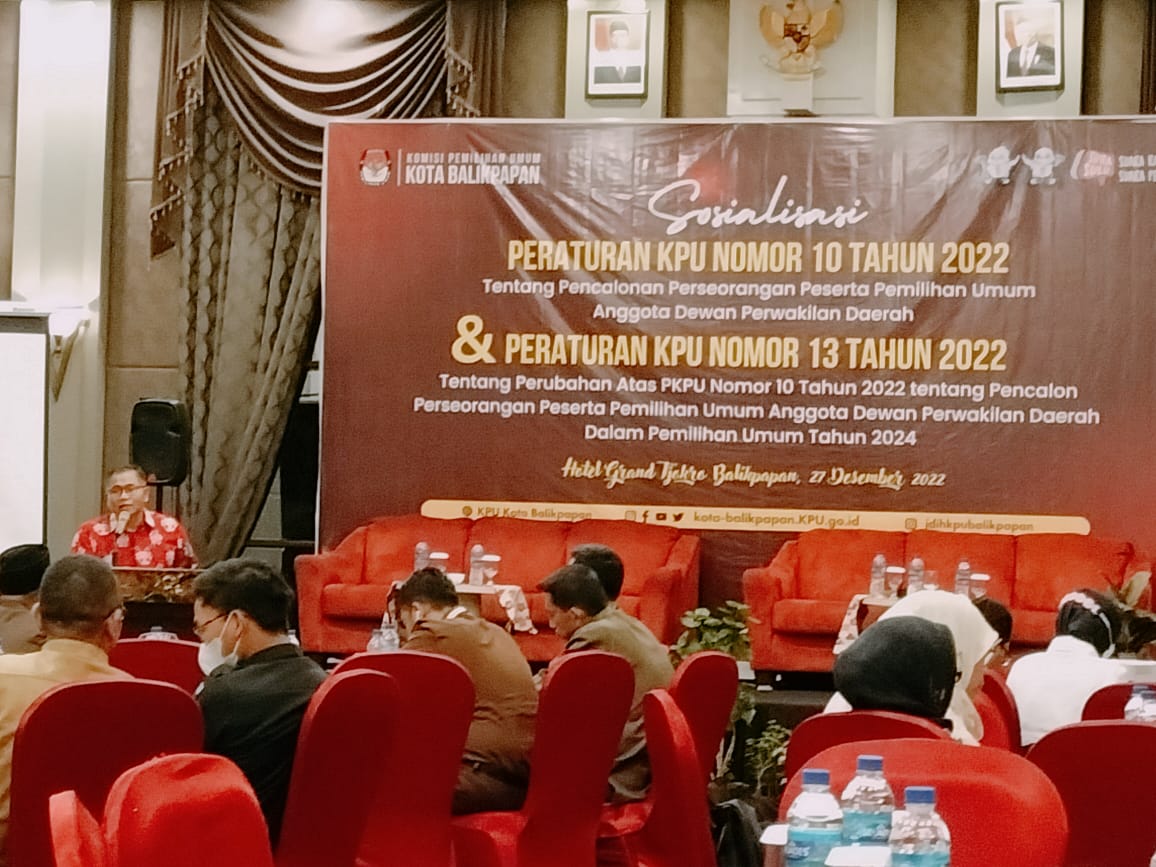 Dorong Minat Pendaftar, KPU Balikpapan Sosialisasikan PKPU Pencalonan Peserta DPD