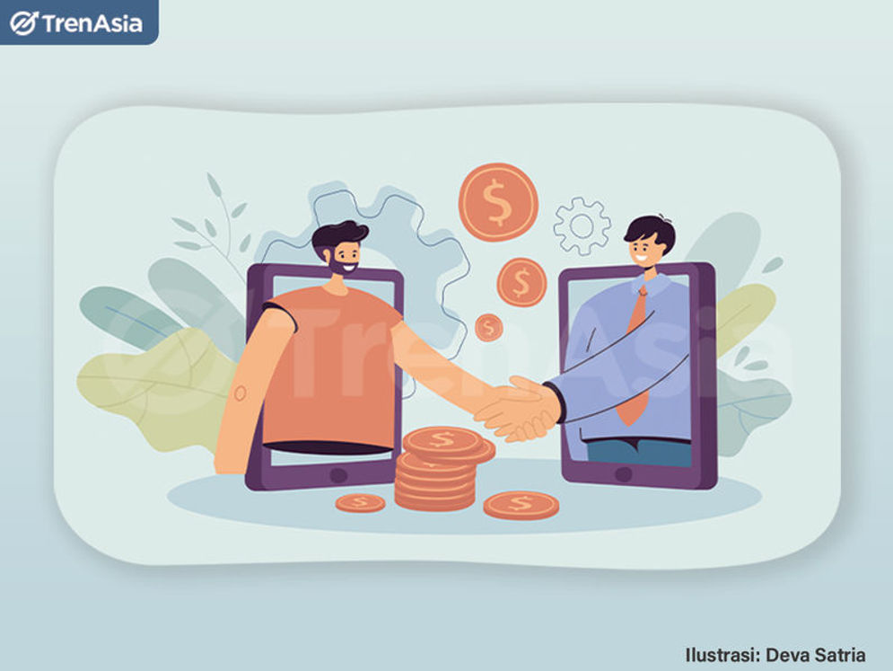 Ilustrasi transaksi Fintech 