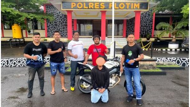 Tim Buser Polres Flotim Bekuk MTK, Pelaku Curanmor di Larantuka