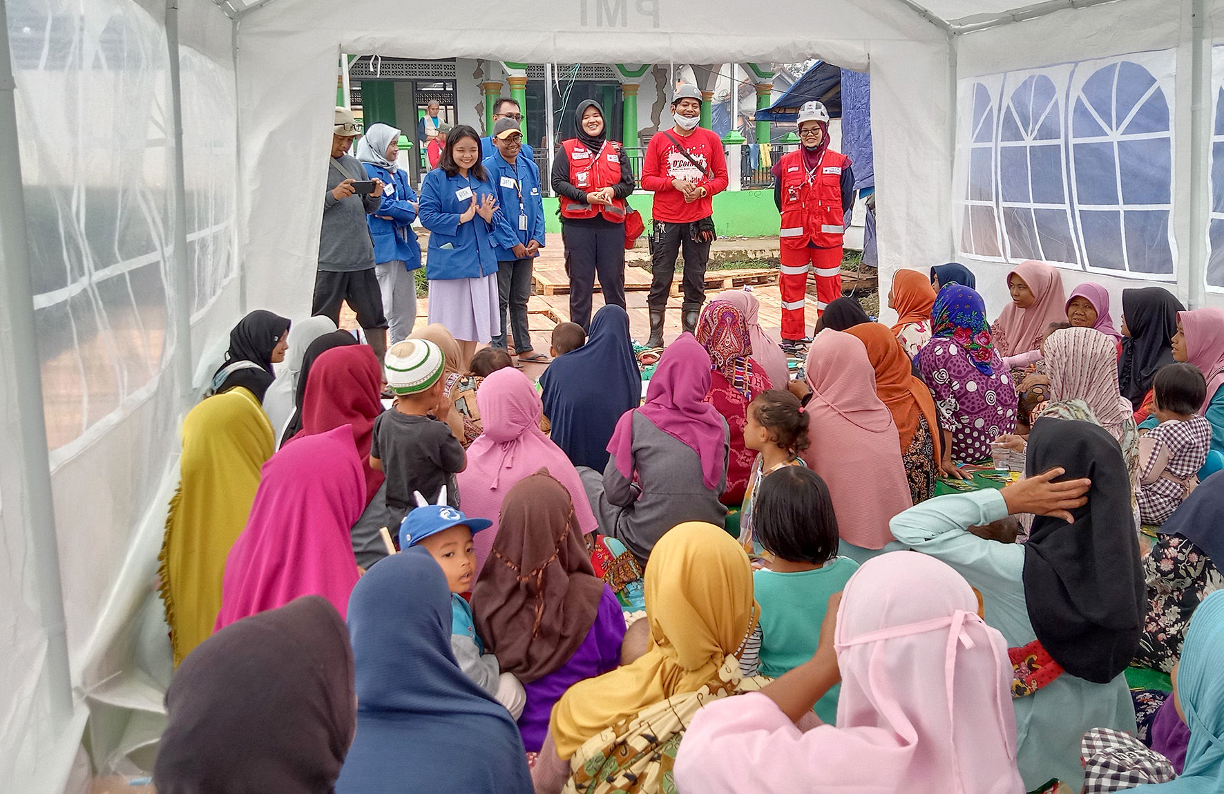Mahasiswa Universitas Paramadina Berikan Dukungan Psikososial kepada Penyintas Gempa Cianjur