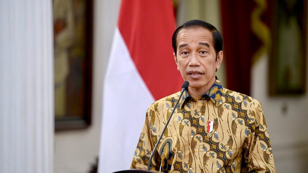 Presiden Jokowi mengumumkan keputusan pencabutan pembatasan pemberlakuan kegiatan masyarakat (PPKM) di Istana Negara. (Foto:Istimewa)