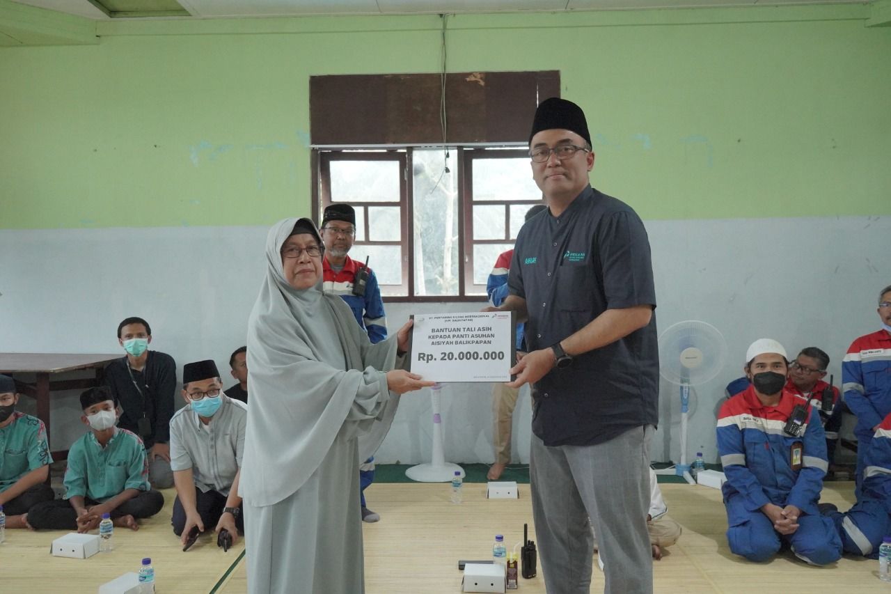 Menjelang akhir tahun, PT Kilang Pertamina Internasional (KPI) Unit Balikpapan kembali melakukan aksi sosial di Panti Asuhan