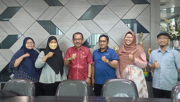 SMSI Kota Bandar Lampung Audiensi dengan Kepala DPMPTSP