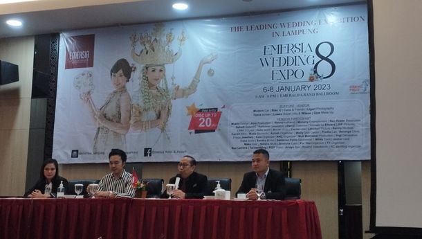 Berkonsep One Stop Wedding Service, Emersia Gelar Pameran Pernikahan Terbesar di Lampung