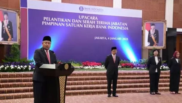 Gubernur Bank Indonesia Perry Warjiyo Tetapkan 26 Pejabat Baru