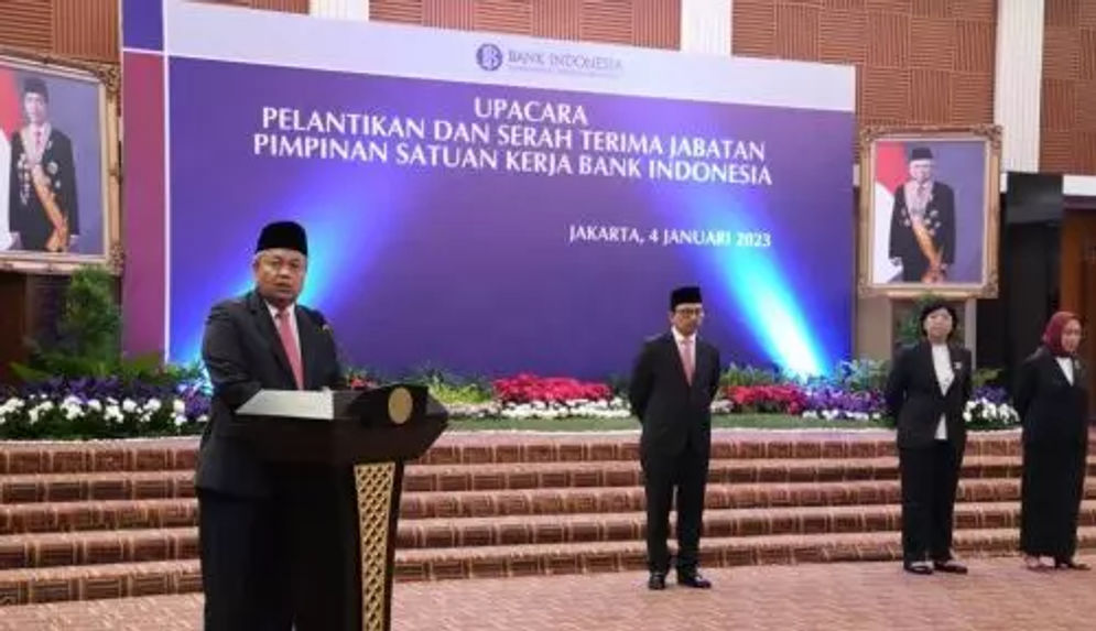 Gubernur Bank Indonesia (BI), Perry Warjiyo resmi menetapkan 26 nama pemimpin baru BI.