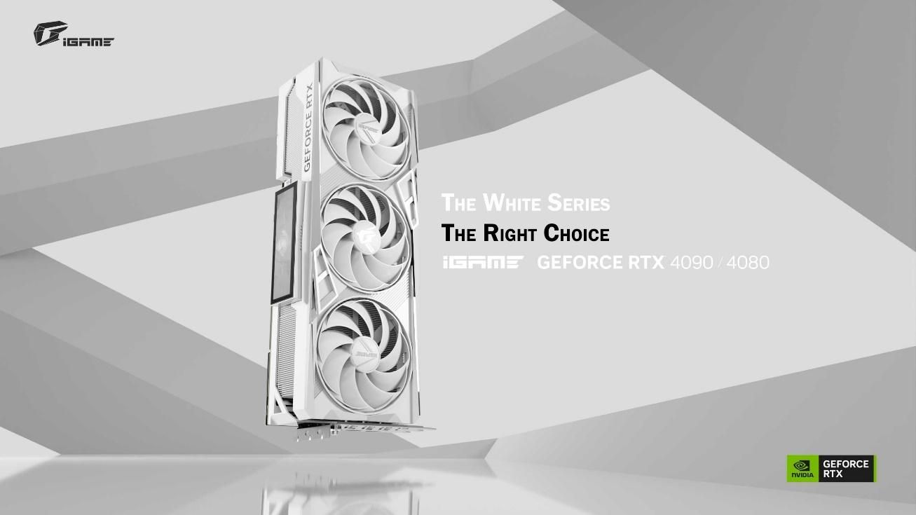 COLORFUL meluncurkan iGame GeForce RTX 4090 White Edition dan RTX 4080 Vulcan White Edition.