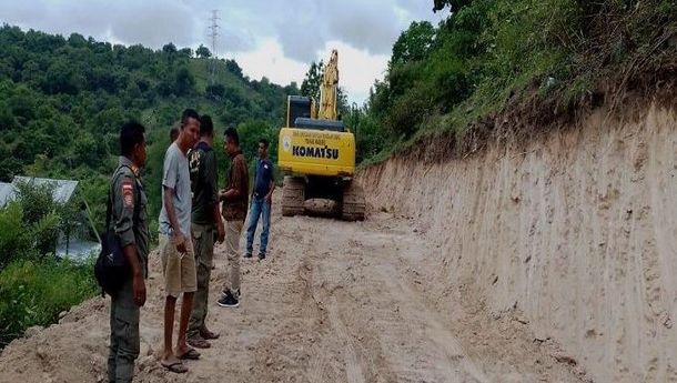 Tepati Janji, Pemkab Nagekeo Mulai Buka Jalan Baru di Pisa, Kelurahan Dhawe, Kecamatan Aesesa