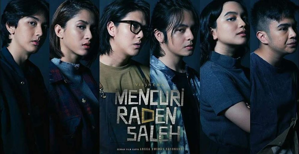 Ilustrasi poster film Mencuri Raden Saleh yang akan tayang di Netflix