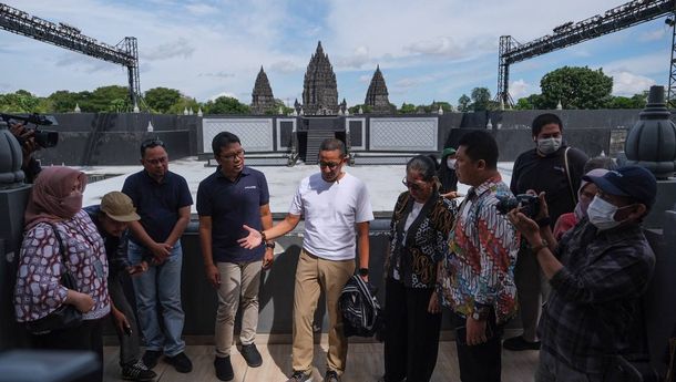 Menparekraf Sandiaga Tinjau Persiapan Penyelenggaraan ATF 2023 di Jogja Expo Centre 