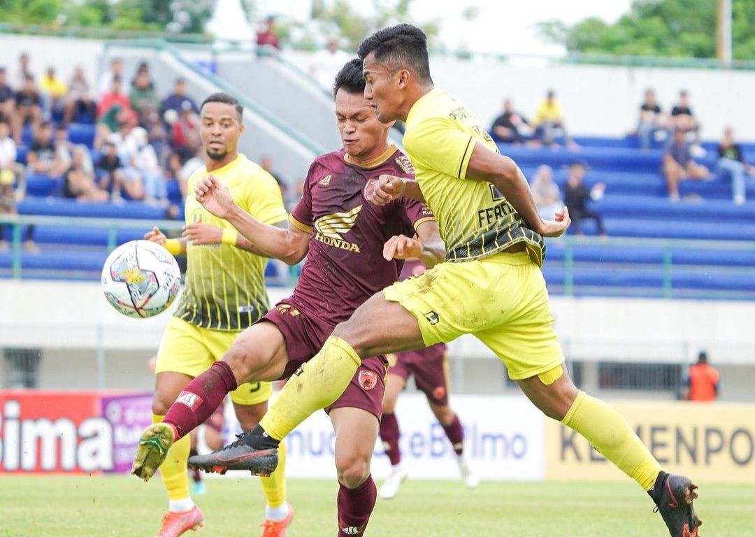 Laga Barito Putera vs PSM di Stadion Demang Lehman, Selasa (10/1) sore. (Foto: Akun Official Barito Putera)
