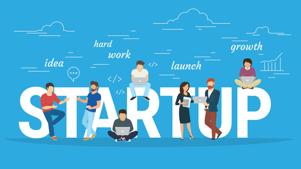 Ilustrasi startup 