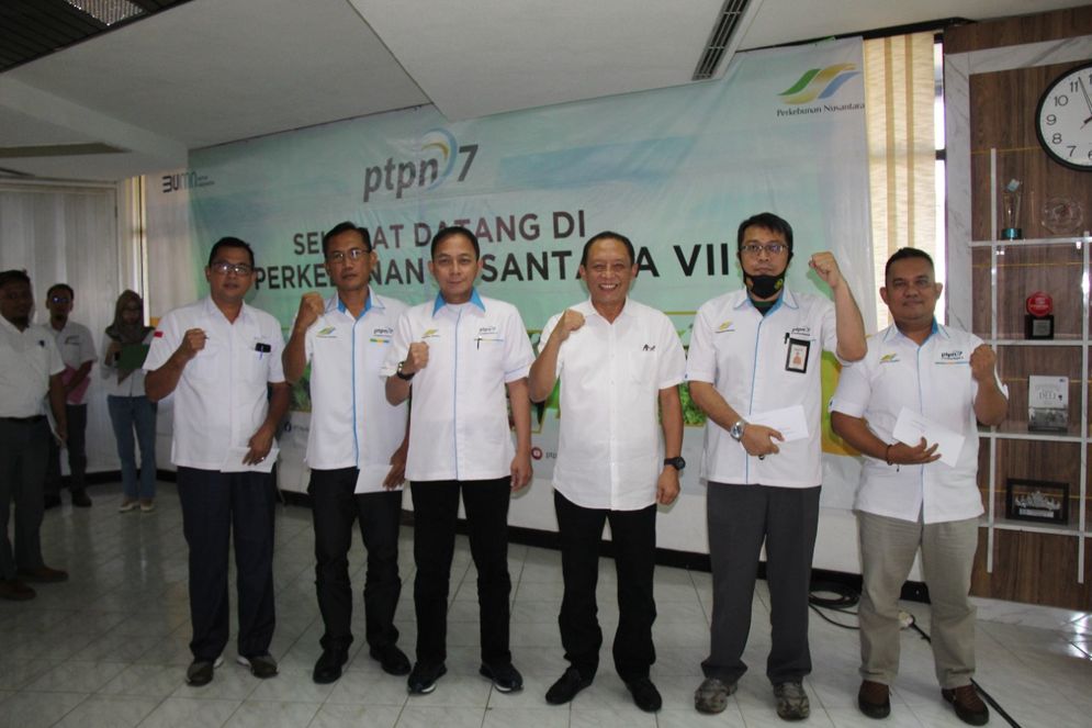 PT Perkebunan Nusantara VII (PTPN VII) optimistis memproduksi CPO (crude palm oil, minyak mentah kelapa sawit) sebanyak 187,2 ribu ton selama 2023.