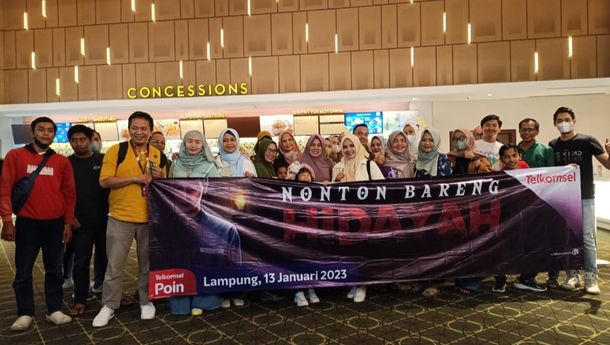 Serentak di 4 Kota, Telkomsel Ajak Pelanggan Lampung Nobar Gratis Film Hidayah 