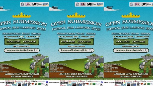 Pendaftaran Festival Film Lampung 2023 Dibuka, Simak Cara Daftarnya!