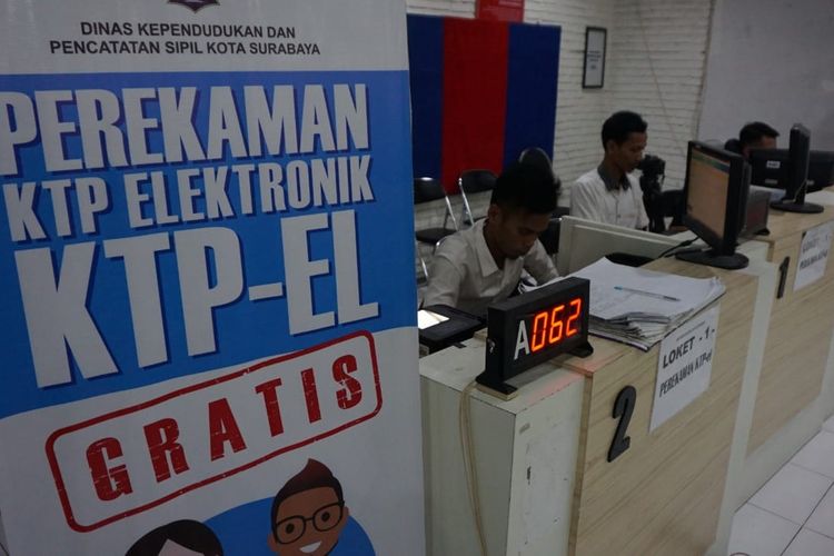 Pengurusan E-KTP di Kota Surabaya