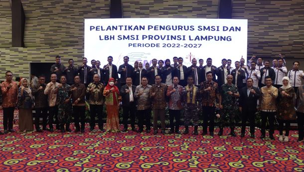 Gubernur Ajak SMSI Provinsi Lampung Bersinergi Wujudkan Lampung Berjaya