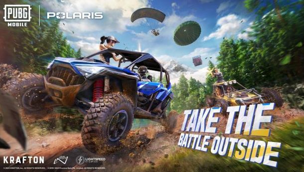 Polaris Bersama PUBG Mobile Hadirkan Mobil Offroad Baru di Game