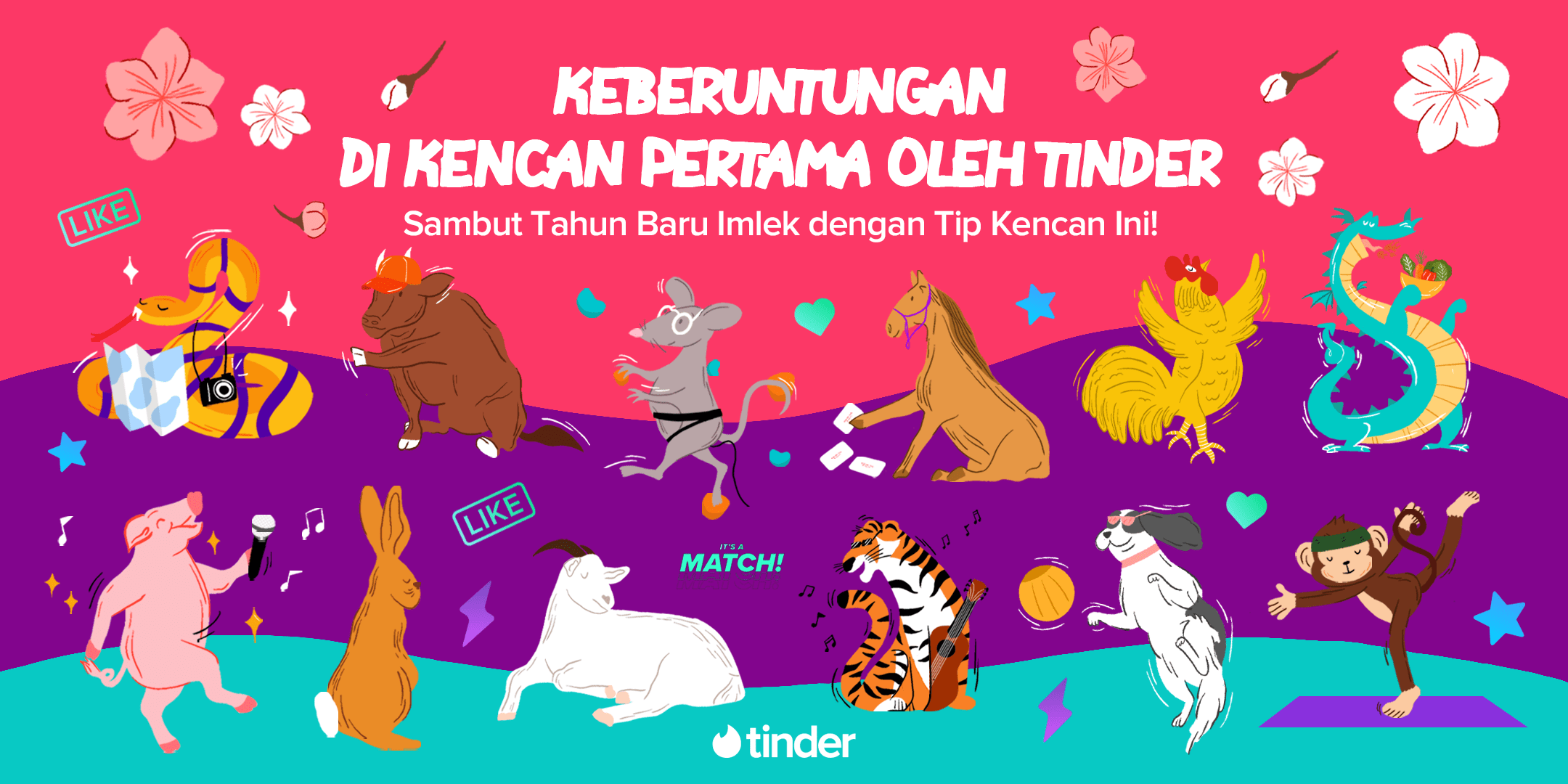 Keberuntungan di Kencan Pertama oleh Tinder.