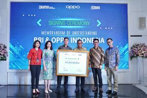 BRI Jalin Kerja Sama dengan Oppo Indonesia Perluas Transaksi Digital