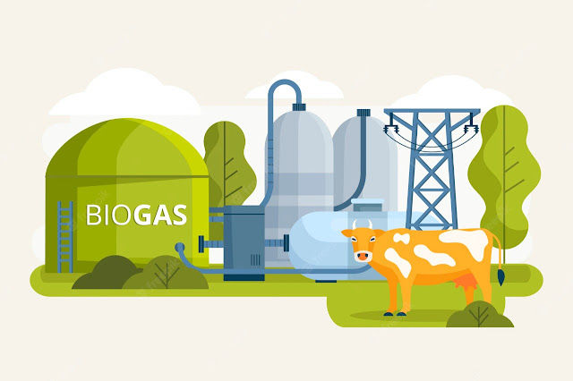 Ilustrasi biogas