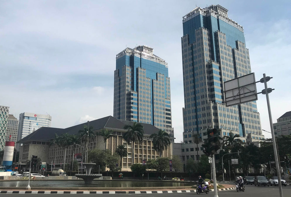 Kantor pusat Bank Indonesia di Jl Thamrin Jakarta.