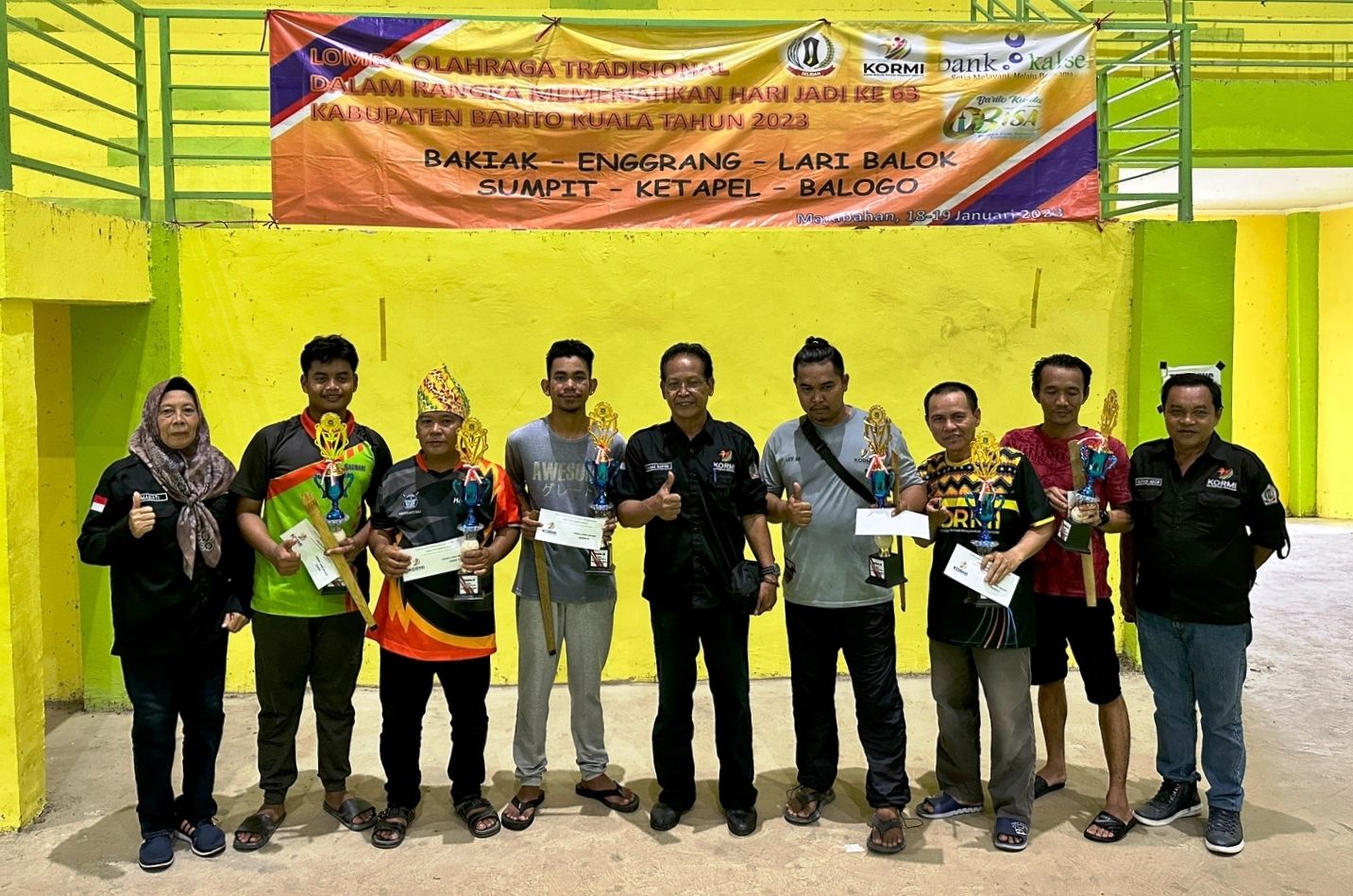 KORMI Batola akan mengirim 45 peserta untuk mengikuti lomba Balogo tingkat Provinsi. (Foto : Diskominfo Batola)
