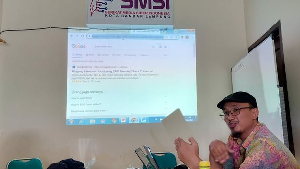 SMSI Bandar Lampung Gelar Pelatihan Teknik SEO Bagi Jurnalis dan Editor Media Online