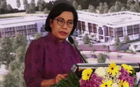Sri Mulyani dalam Ground Breaking Kampus III UIN Maulana Malik Ibrahim Malang, dikutip Selasa, 24 Januari 2023.png