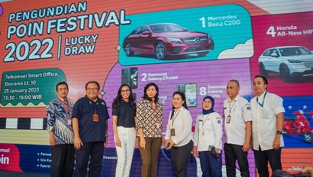 Telkomsel Umumkan Pemenang Program Poin Festival Lucky Draw 2022