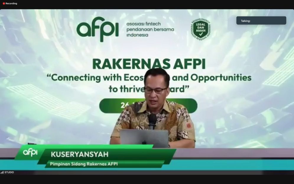 Penguatan Ekonomi Digital Melalui Kolaborasi Antara Pelaku Industri Fintech Menjadi Tema Rakernas AFPI 2023