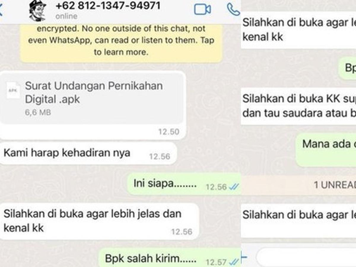 Modus penipuan lewat surat undangan nikah digital