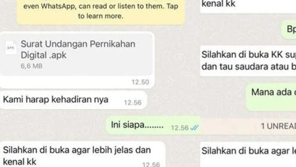 Modus Baru Kejahatan Siber Lewat Undangan Nikah Digital