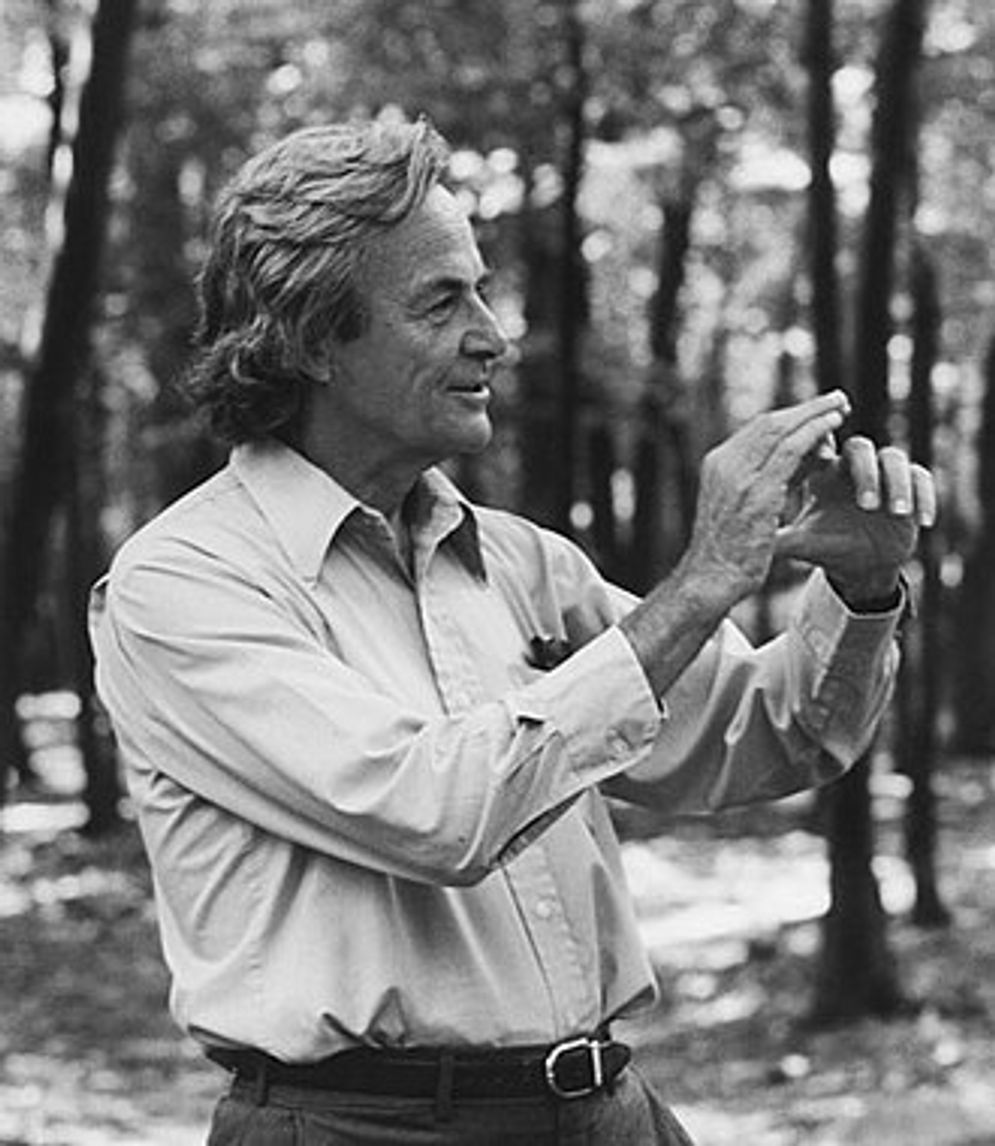 330px-RichardFeynman-PaineMansionWoods1984_copyrightTamikoThiel_bw.jpg