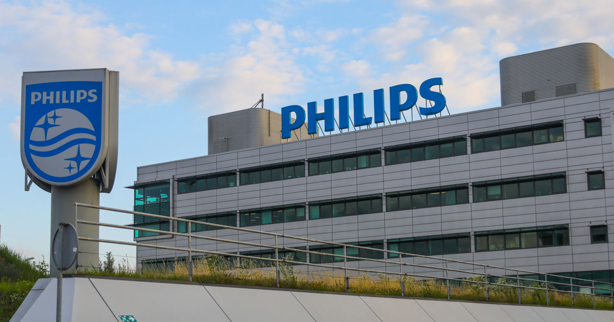 Ilustrasi kantor pusat Philips.