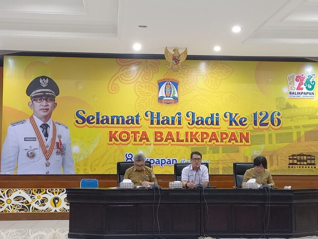 Panitia peringatan HUT KE-126 Kota Balikpapan menjelaskan rangkaian kegiatan yang akan digelar