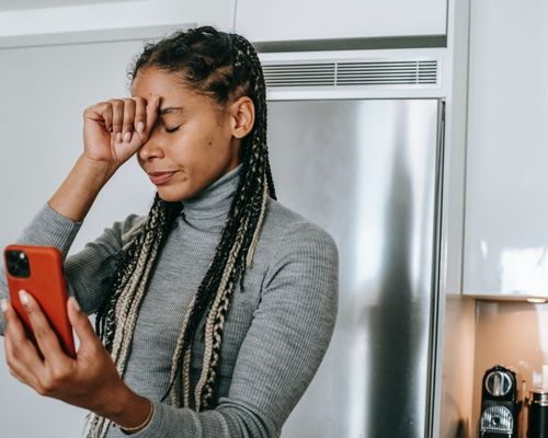 Photo by Alex Green: https://www.pexels.com/photo/sad-young-ethnic-lady-arguing-during-video-call-5699825/