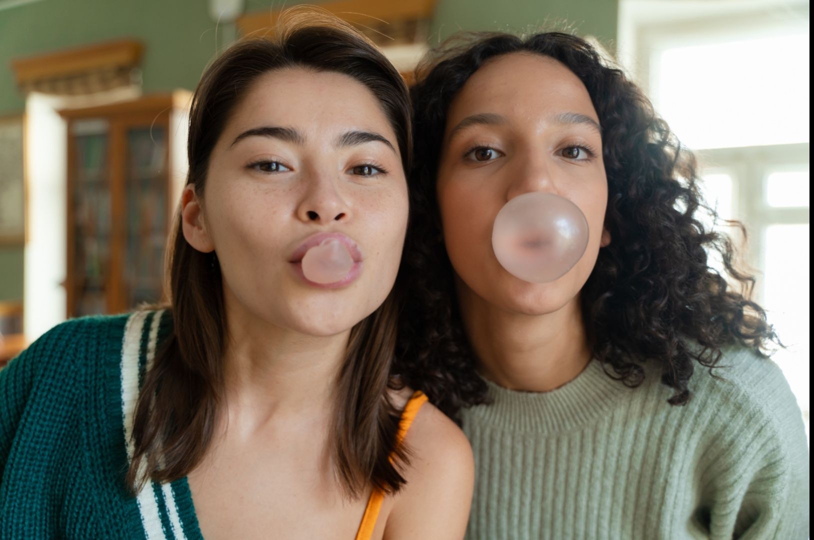 Photo by Yaroslav Shuraev: https://www.pexels.com/photo/photograph-of-girls-blowing-bubbles-9489789/